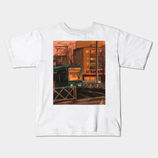 Urban sunset Kids T-Shirt